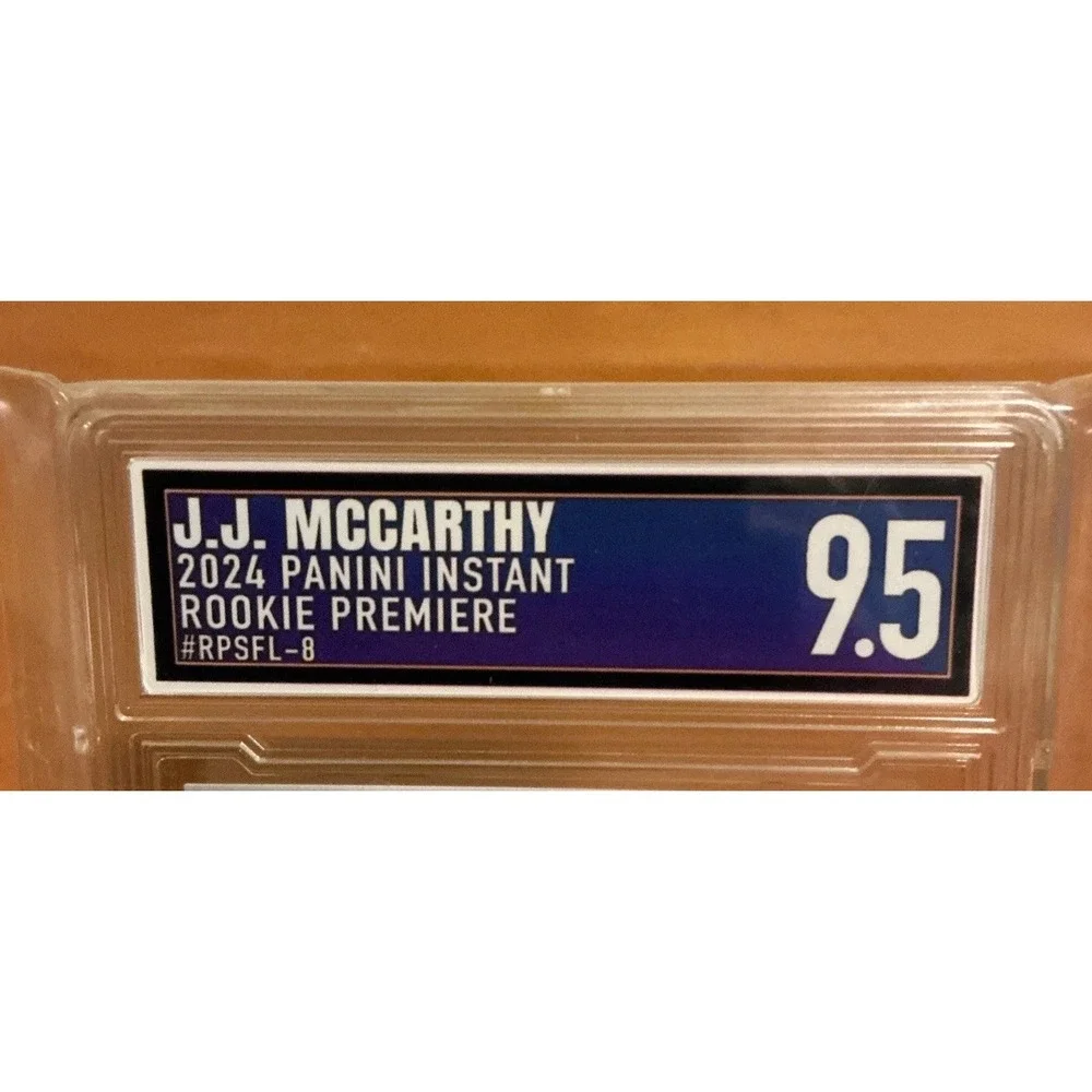 2024 Panini Instant J.J. McCarthy First Look Vikings RC‎ #RPSFL-8 EGC 9.5